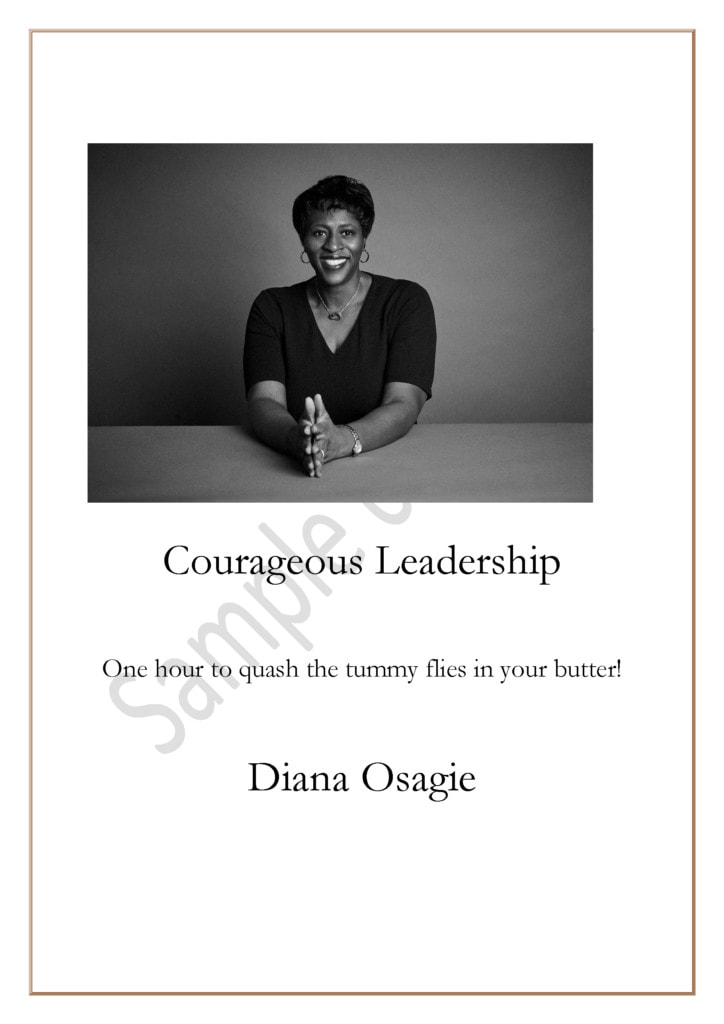 Courageous Leadership Sample Chapter