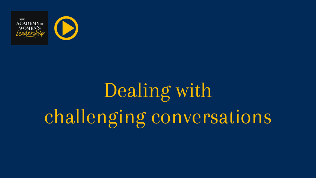 Video Thumbnail: Dealing with challenging conversations